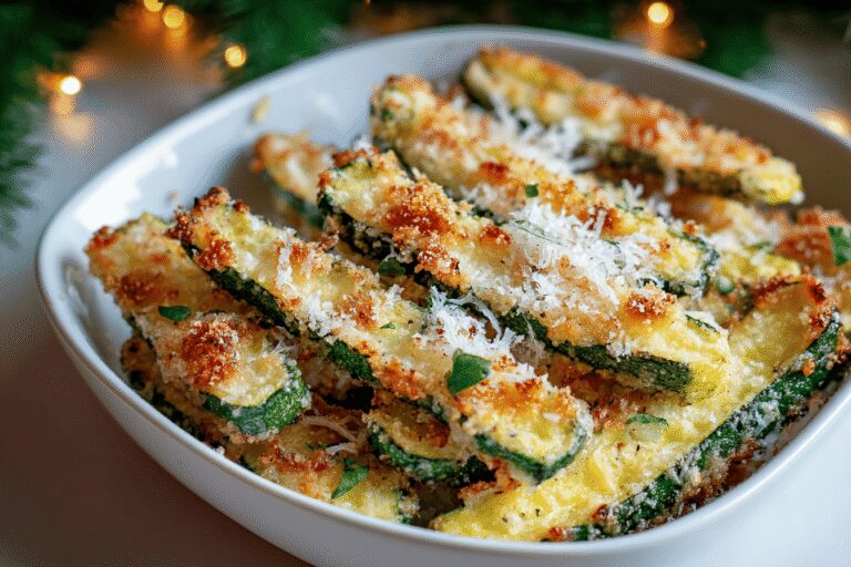Best Baked Parmesan Zucchini – Cozy Christmas & Thanksgiving!