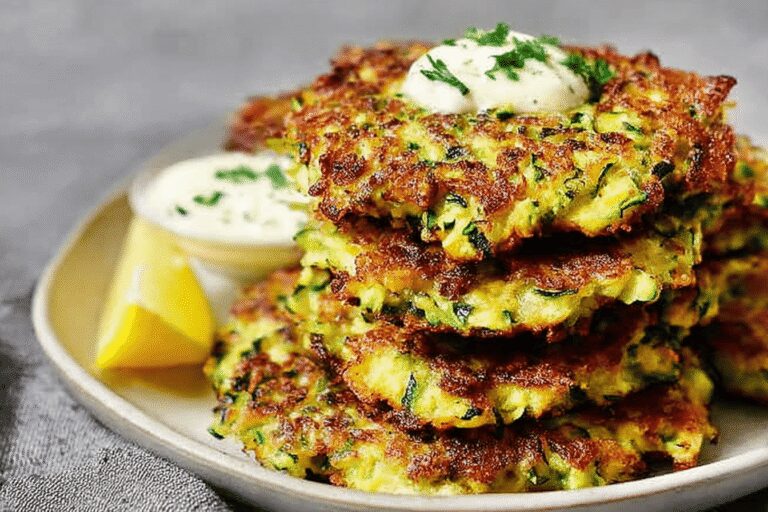 Easy & Crispy Zucchini Fritters Recipe You Can’t Miss!