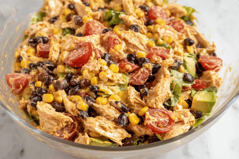 Zesty Southwest Chicken Salad: Quick, Flavor-Packed & Nutritious