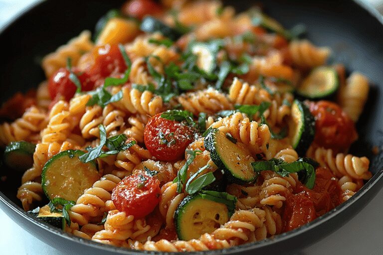 Gorgeous Tomato Zucchini Pasta: The Perfect Cozy Meal