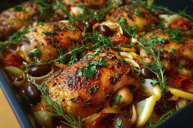 7 Must-Try Méditerranéennes Poulet Cuisinées au Four – Rapide & Savoureuses