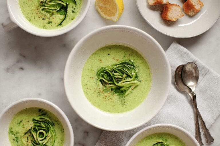 Amazing Basil Zucchini Soup – The Perfect Cozy Spring Treat