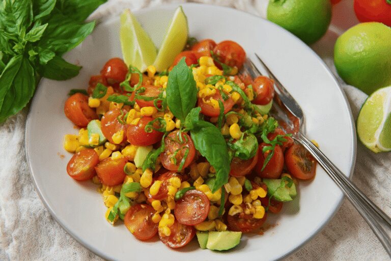 Delicious Cherry Tomato Corn Salad: The Perfect Summer Side!