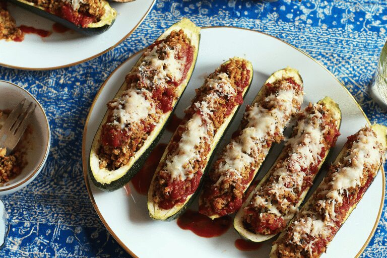 Genius Drop Dead Delicious Stuffed Zucchini for Cozy Nights