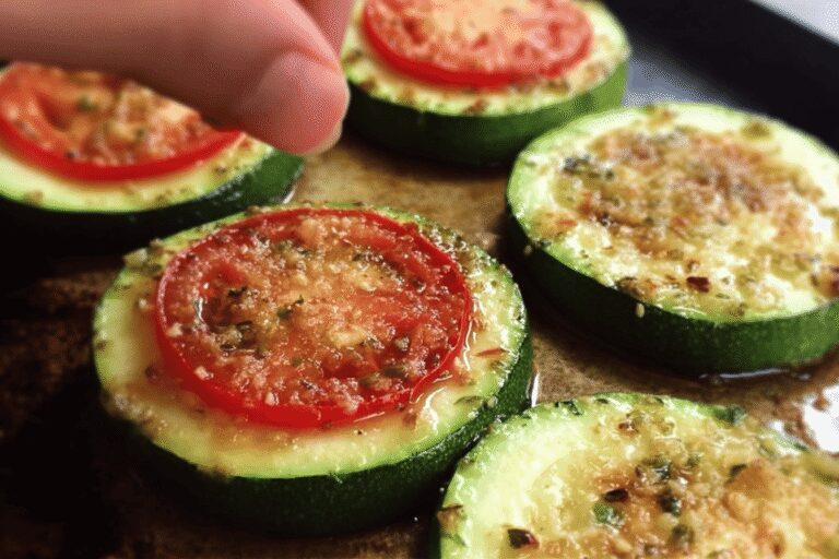 Stunning Easy Low-Carb Zucchini Tomato Bites Recipe