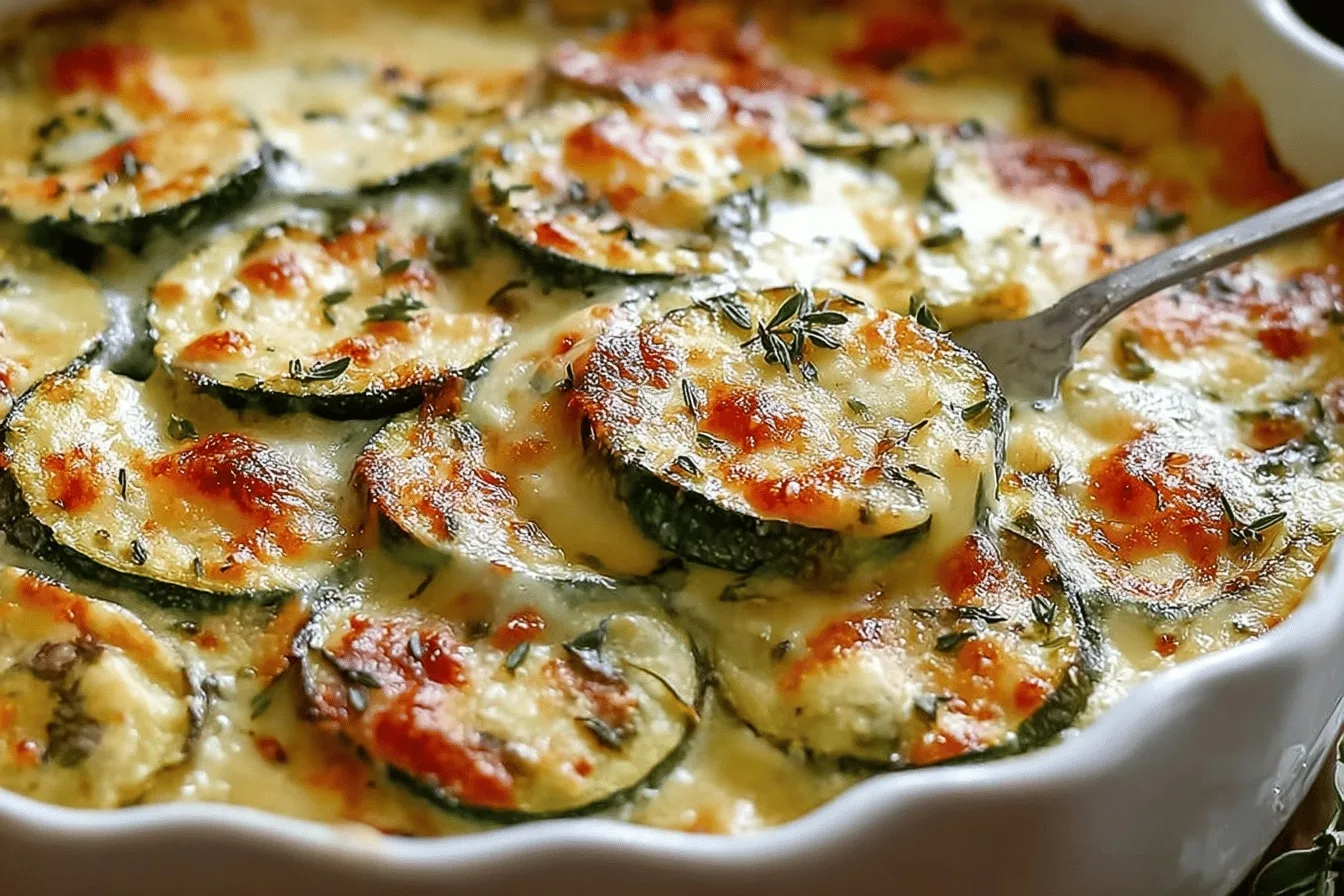 The Best Irresistible Baked Zucchini and Cheese Treat