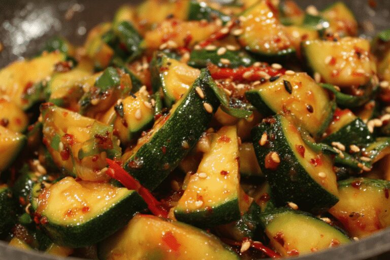 Gorgeous Korean Zucchini Side Dish You Need Now!