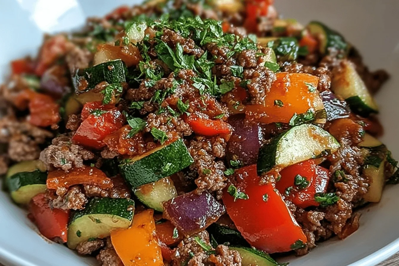 Best Easy Mediterranean Ground Beef Stir Fry – Healthy & Kid-Friendly Dinner