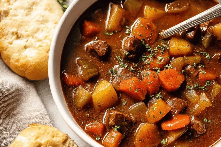 Classic Old Fashioned Beef Stew – Hearty, Easy, and Perfect for Family Dinners