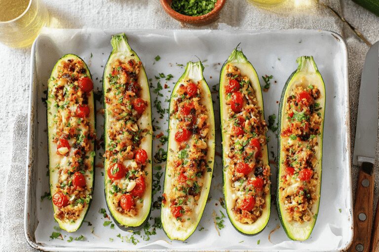 Amazing Stuffed Zucchini Boats: The Perfect Cozy Dinner Idea