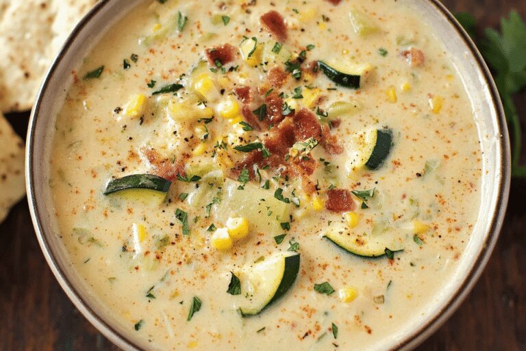 Stunning Summer Corn and Zucchini Chowder You’ll Love