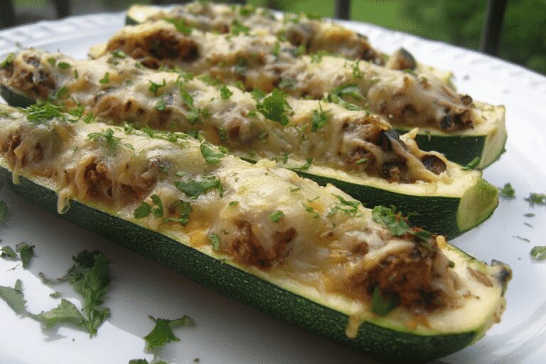 Stunning Veggie Zucchini Boats: The Perfect Cozy Dinner Idea