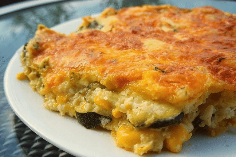 Delicious Zucchini-Corn Casserole – Perfect Summer Side!
