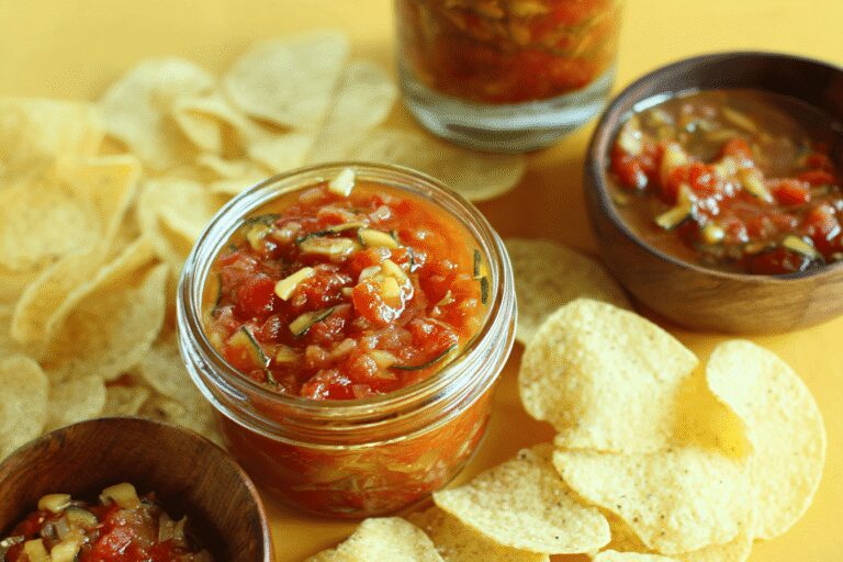 Amazing Zucchini Salsa, Canned: The Perfect Summer Snack!