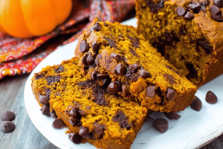Best Cozy Chocolate Chip Pumpkin Bread | Easy Breakfast Recipe