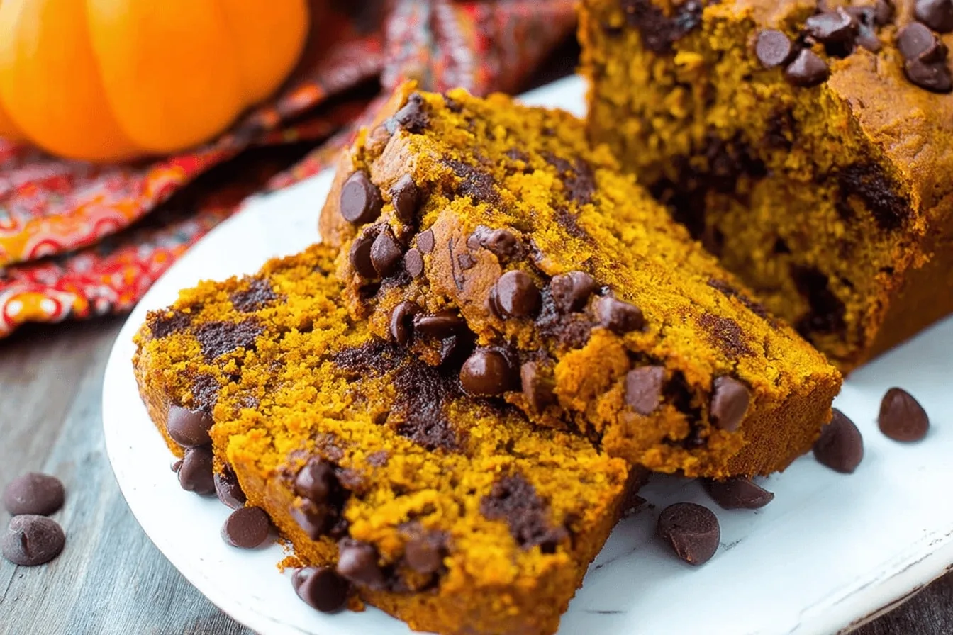 Best Cozy Chocolate Chip Pumpkin Bread | Easy Breakfast Recipe