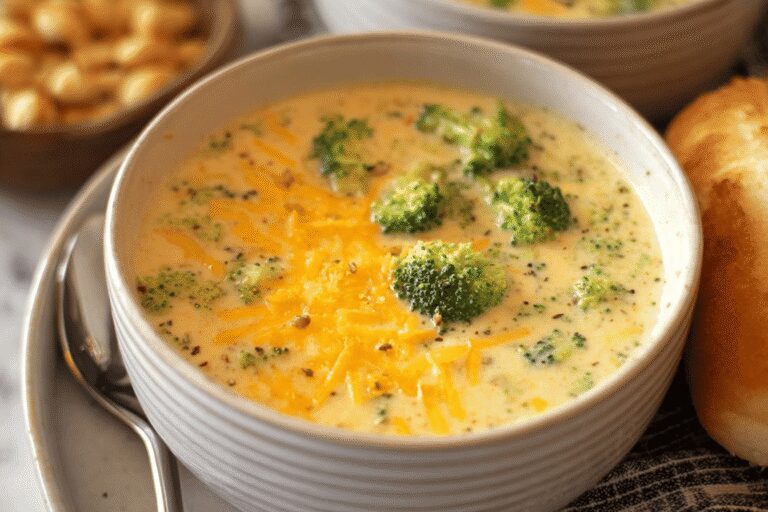 Best Cozy Broccoli Cheese Soup – Easy, Hearty & Family-Approved Recipe