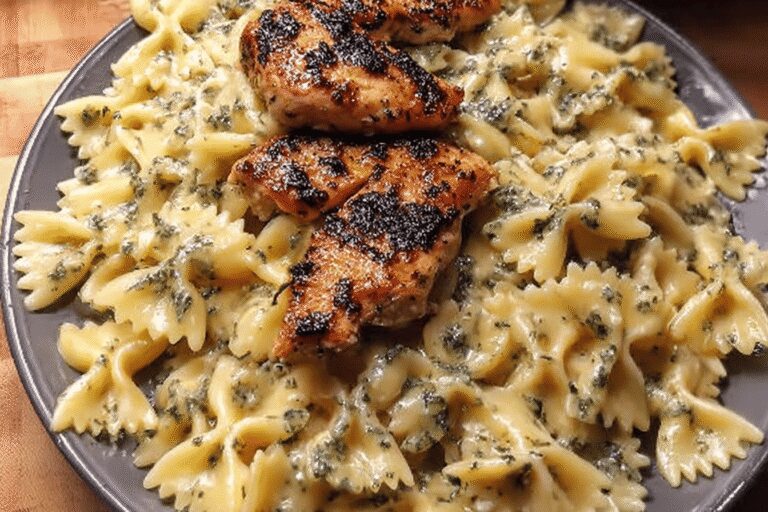 Best Cozy Mozzarella Garlic Butter Chicken Bowties in Cheesy Cream Dinner