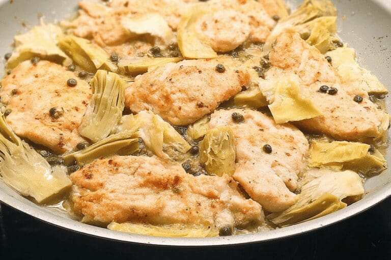 Best Easy Chicken Piccata with Artichokes and Capers for Dinner