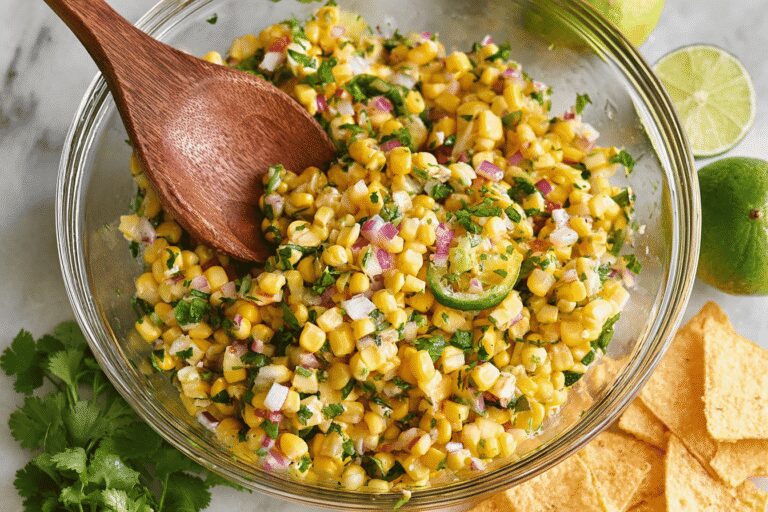 Easy Corn Salsa Recipe – Fresh, Healthy & Family-Approved Snack