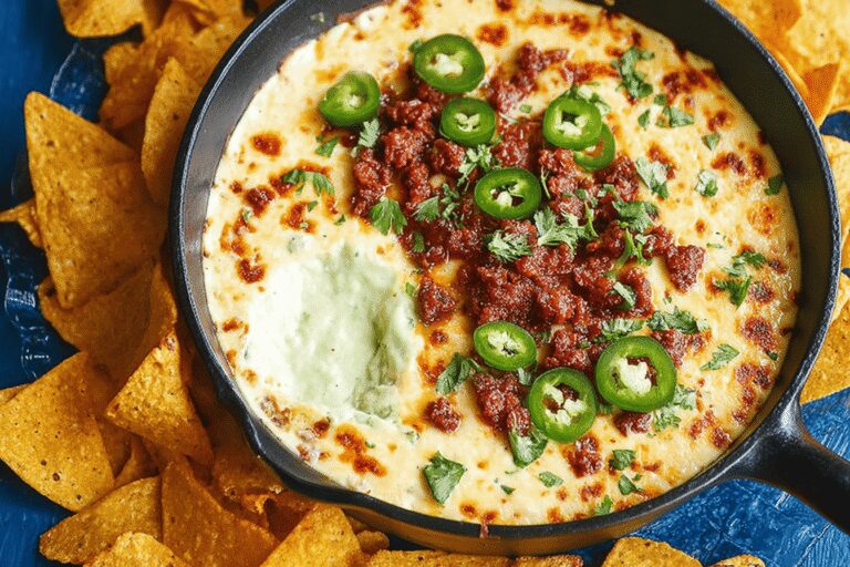 Best Creamy Chorizo Queso Dip – Easy & Family-Approved Party Starter
