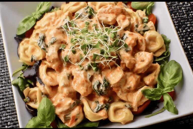 Hearty Chicken Tortellini Dinner – Easy 6-Ingredient Family Favorite
