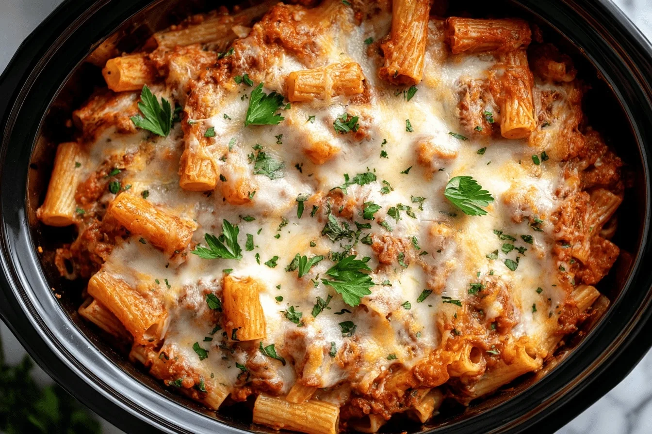 Easy Crockpot Baked Ziti – Hearty & Family-Approved Dinner Recipe