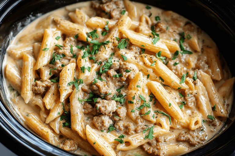 Easy & Creamy Sausage Pasta – Cozy Dinner the Whole Family Will Love