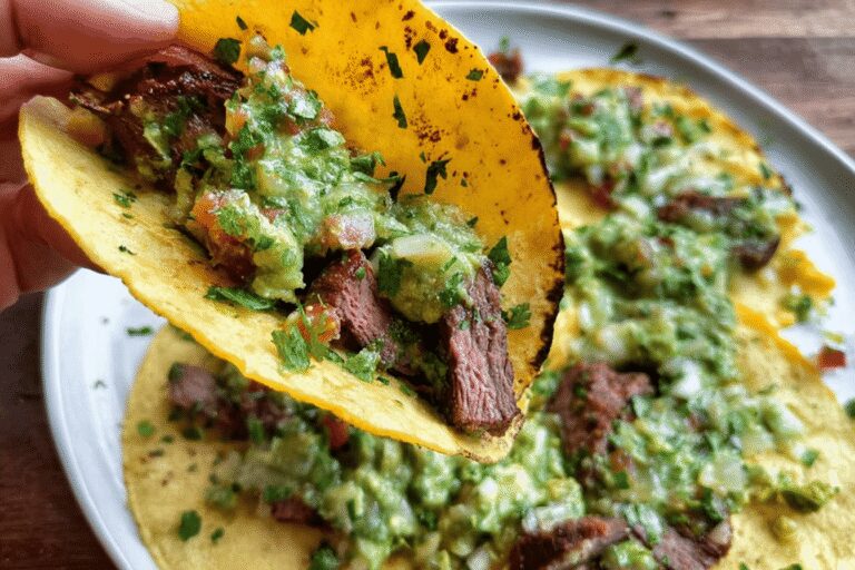 Easy Grilled Steak Tacos with Avocado Salsa – Must-Try Dinner Idea