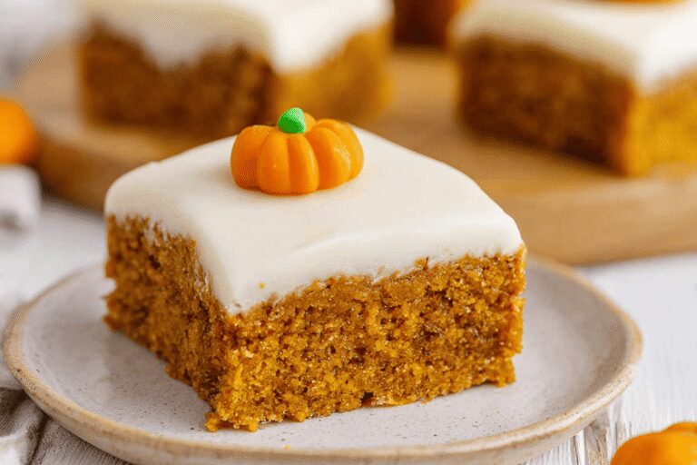 Best Easy Pumpkin Bars with Cream Cheese Frosting – Cozy Fall Dessert