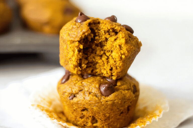 Healthy Pumpkin Protein Muffins – Easy, Gluten & Dairy Free Breakfast Treat
