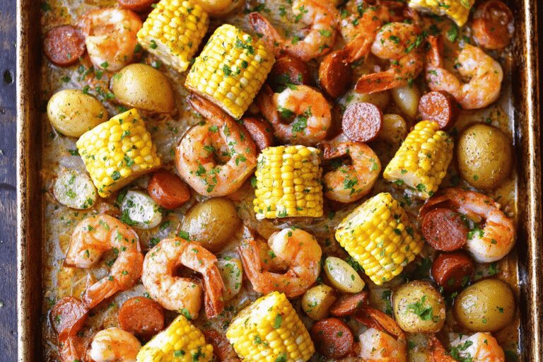 Easy & Healthy Sheet Pan Shrimp Boil – Must-Try Dinner Recipe