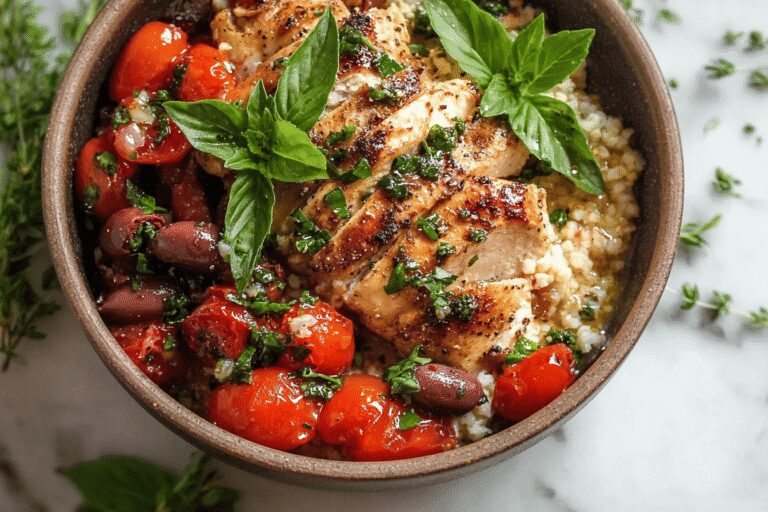 Easy Slow Cooker Mediterranean Chicken – Healthy & Flavorful Dinner Idea