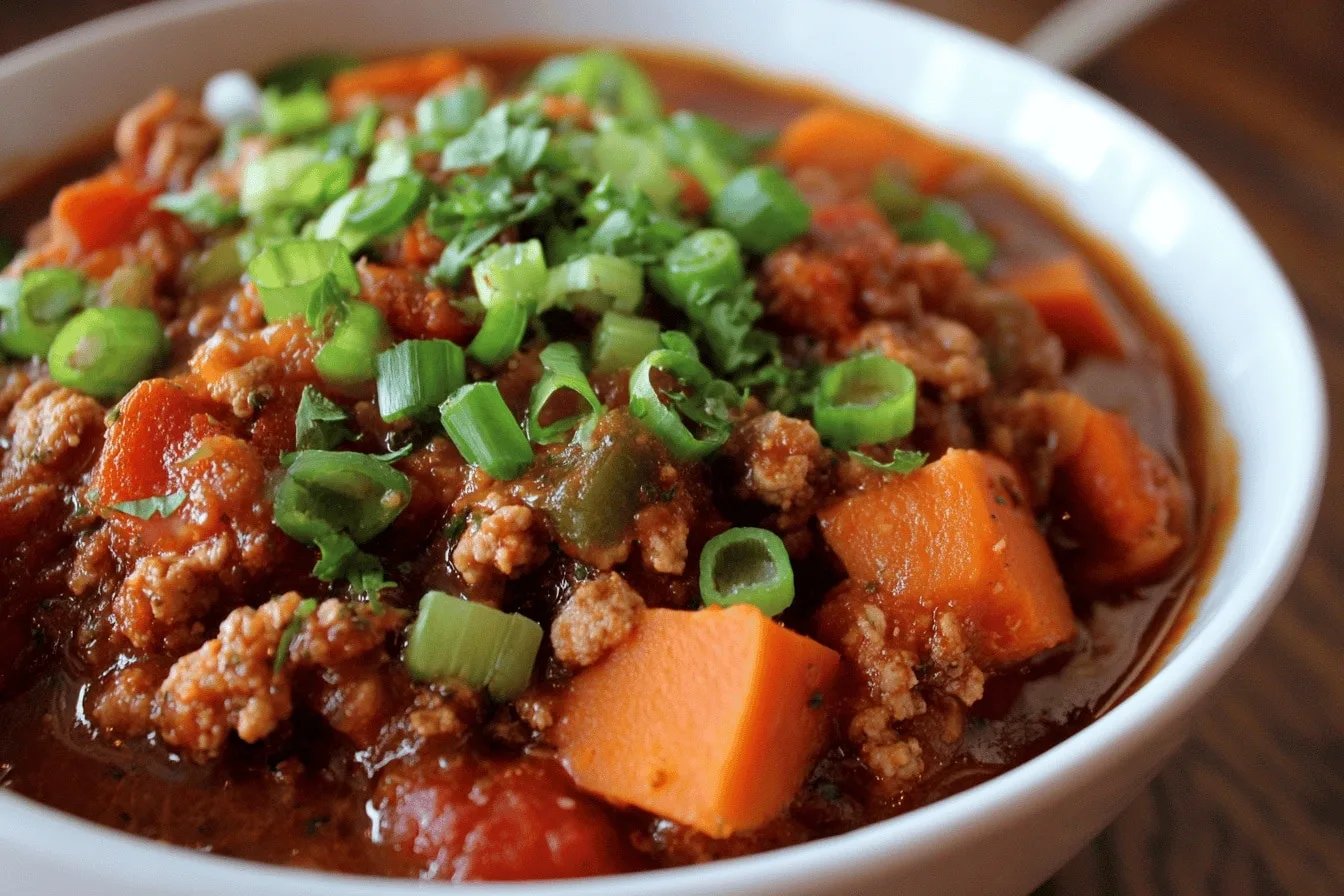 Hearty Sweet Potato Turkey Chili – Easy, Healthy Dinner Recipe (No Beans)