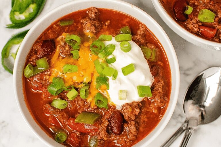 The Best Hearty Chili Recipe – Easy, Cozy & Family-Approved Stew
