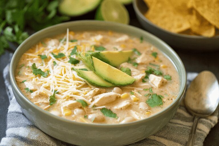 Best White Chicken Chili Recipe – Cozy, Hearty & Family-Approved Soup