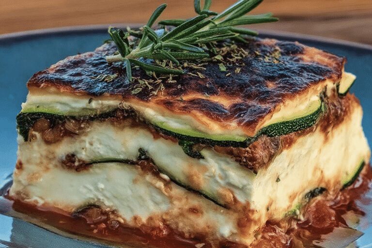 5-Star Zucchini Cottage Cheese Bake – Easy, Healthy Dinner Recipe