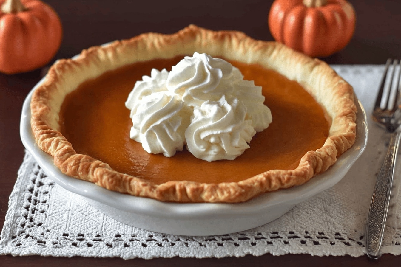 pumpkin pie dessert recipe photo