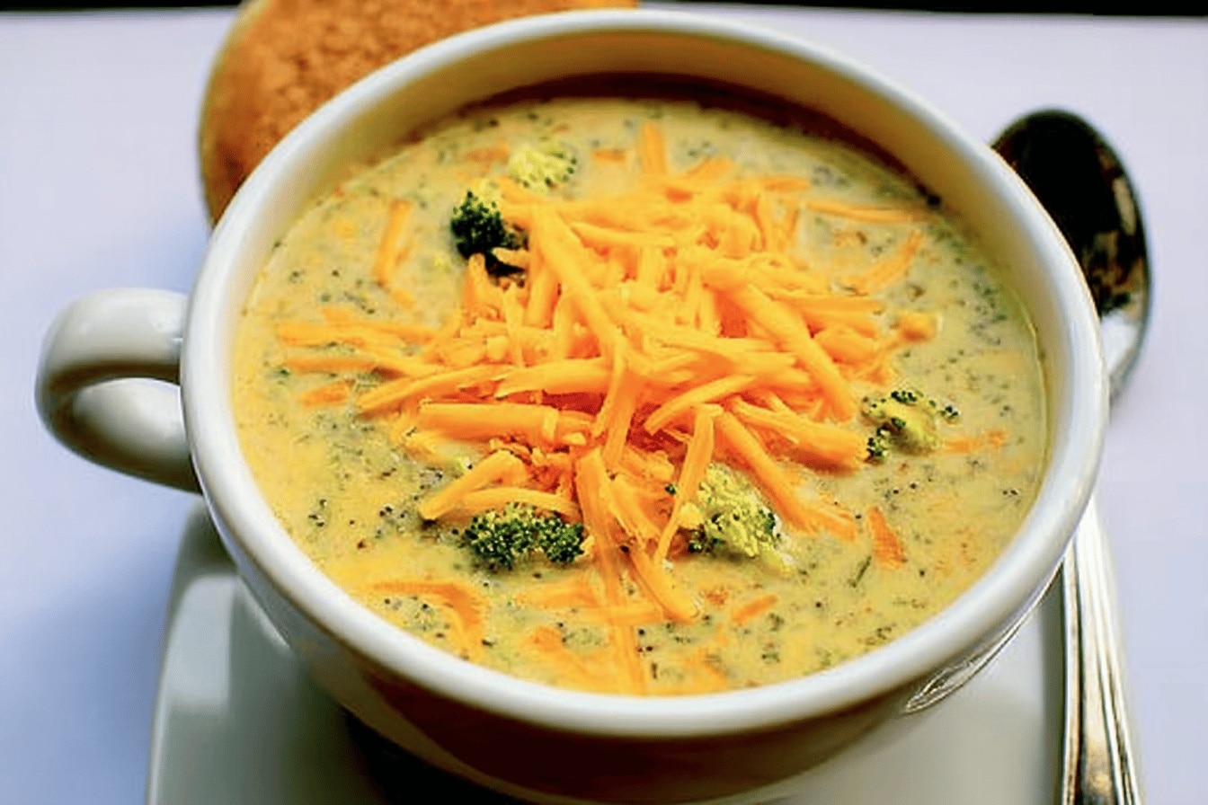 broccoli cheddar soup soup recipe photo