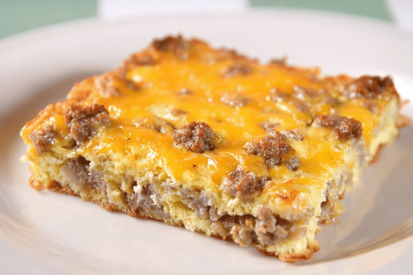 cheesy sausage breakfast casserole breakfast recipe photo
