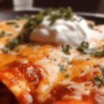 chicken enchiladas dinner recipe photo