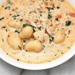 chicken gnocchi soup dinner recipe photo