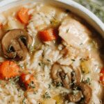 chicken rice soup soup recipe photo