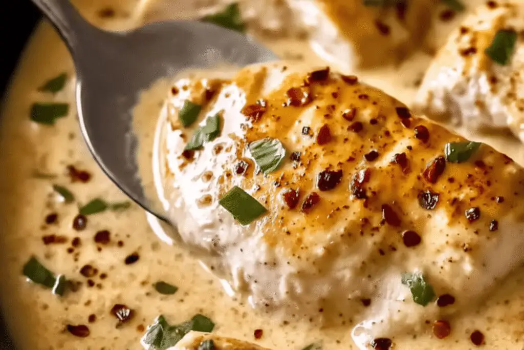 creamy crock pot ranch chicken dinner recipe photo