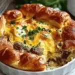 croissant breakfast casserole breakfast recipe photo