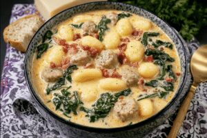 Gnocchi zuppa toscana dinner recipe photo