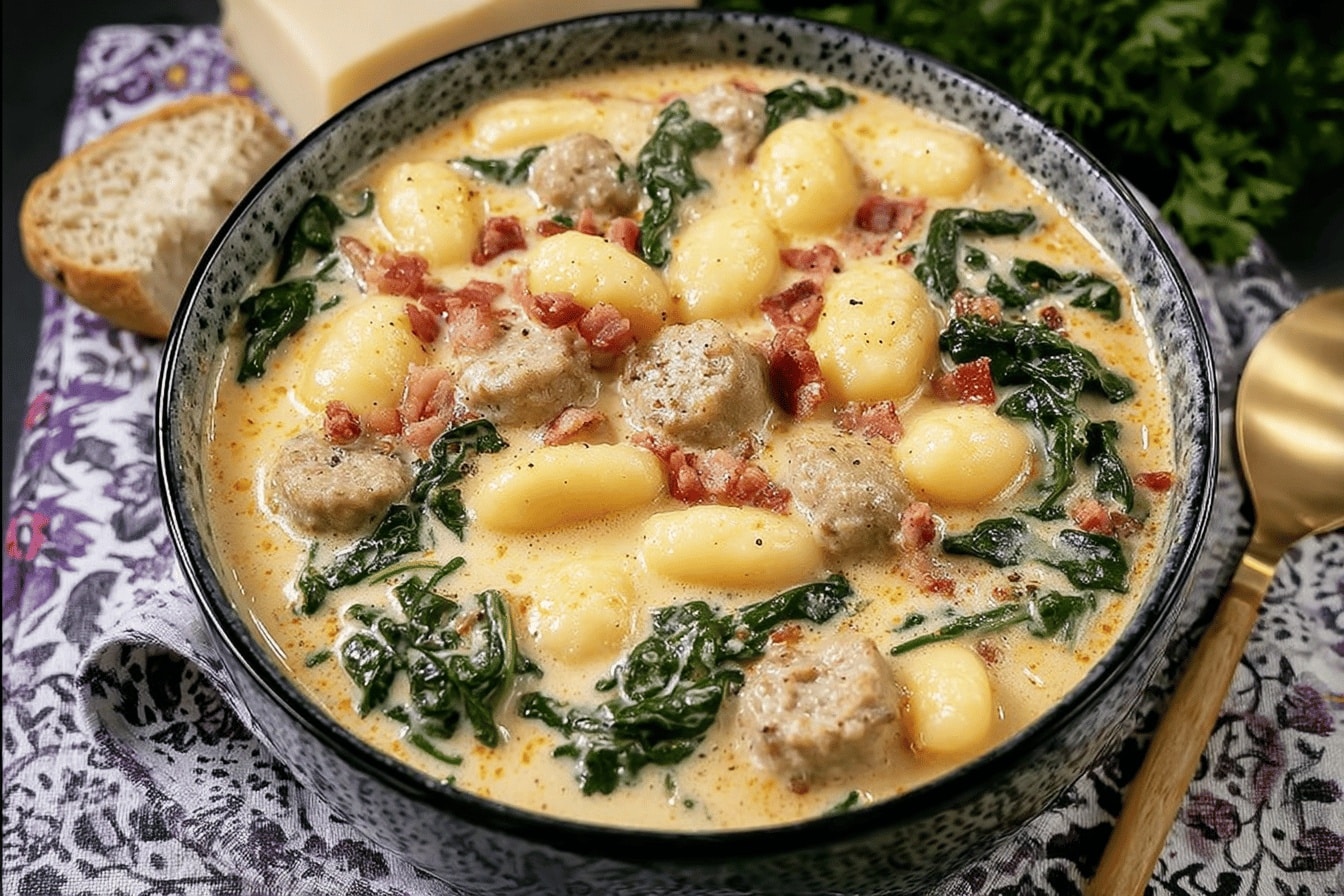 Gnocchi zuppa toscana dinner recipe photo