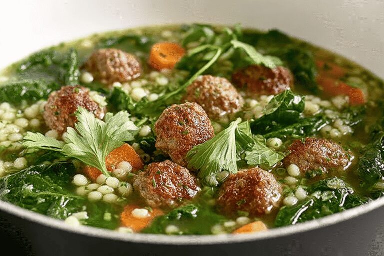 italian wedding soup dinner recipe photo