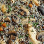 mushroom chicken wild rice soup soup recipe photo