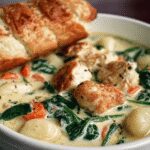 olive garden chicken gnocchi soup soup recipe photo